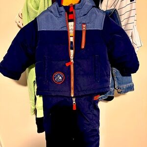 Carters 12 months snow suit new without tags